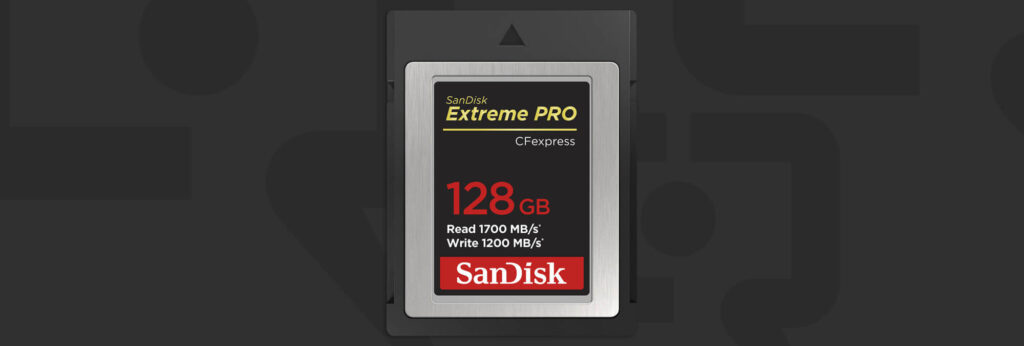 sandiskcfe128 1536x518 - SanDisk Extreme PRO 128GB CFexpress Type-B Memory Card $79 (Reg $149)
